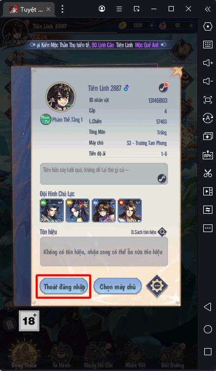 『HƯỚNG DẪN』Reroll Tuyệt Thế Cửu Thiên nhiều tài khoản nhanh và gọn trên PC