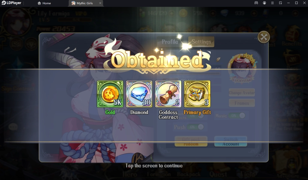 Mythic Girls (Global) แจก Giftcode (5 โค้ด) รับของรางวัลใหม่มากมาย พร้อมวิธีกรอกบน LDPlayer9