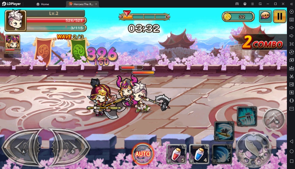 Heroes : The Rising Saga เกมแนว RPG จัดทีมรวมฮีโร่ ต่อสู้และพิชิตเมือง