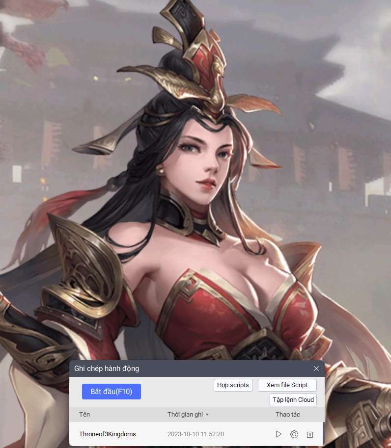 Hướng dẫn Reroll Throne of Three Kingdoms lấy tướng VIP đầu game