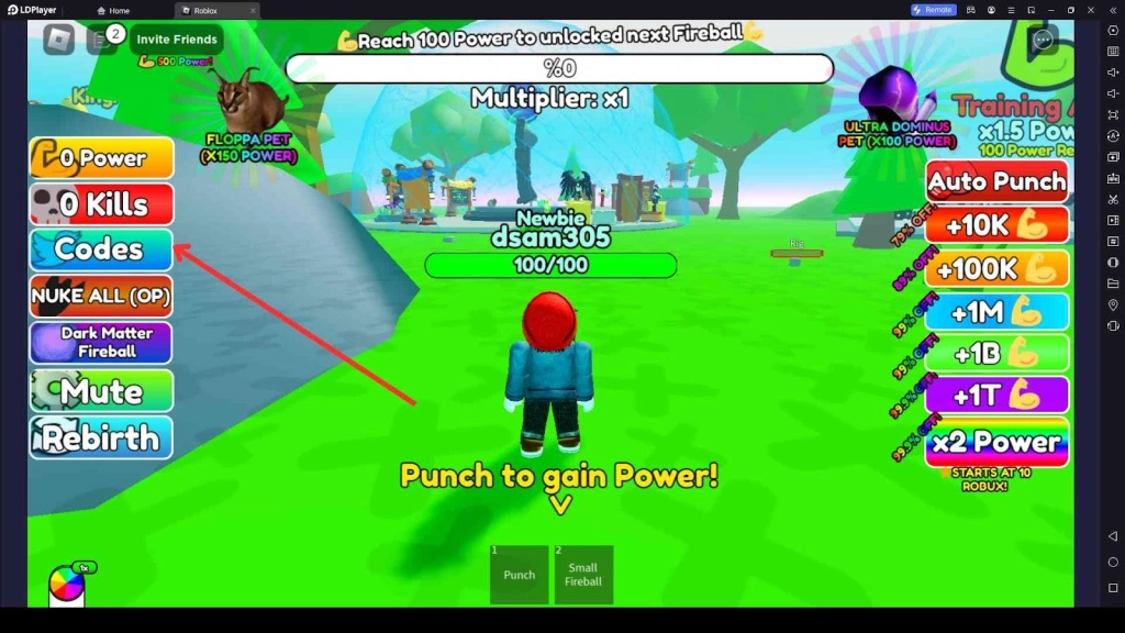 Roblox Fireball Punching Simulator Codes to Advance Fast in the Gameplay - November 2023