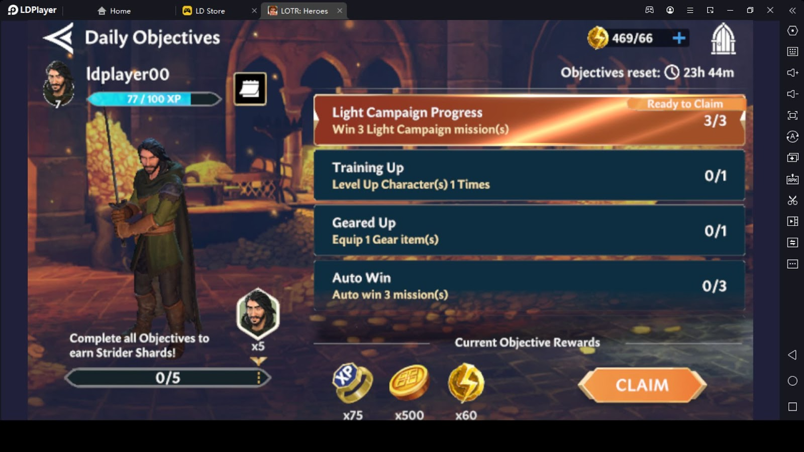 Completing Daily Missions in The Lord of the Rings: Heroes of Middle Earth