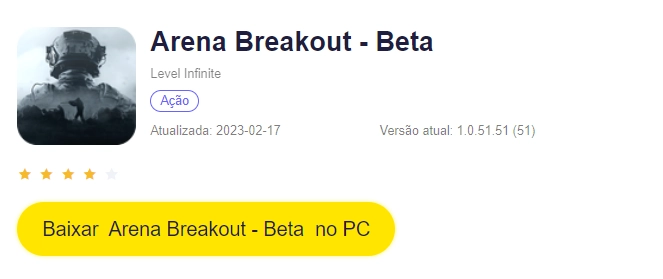Se inscreva no Closed Beta de Arena Breakout e jogue no PC!