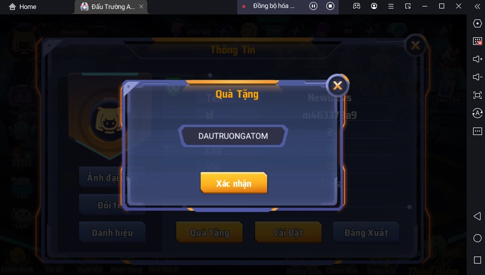 『HƯỚNG DẪN』Đấu Trường ATOM: Hướng Dẫn Reroll Cyber Girl Nhanh và Nhiều Tài Khoản