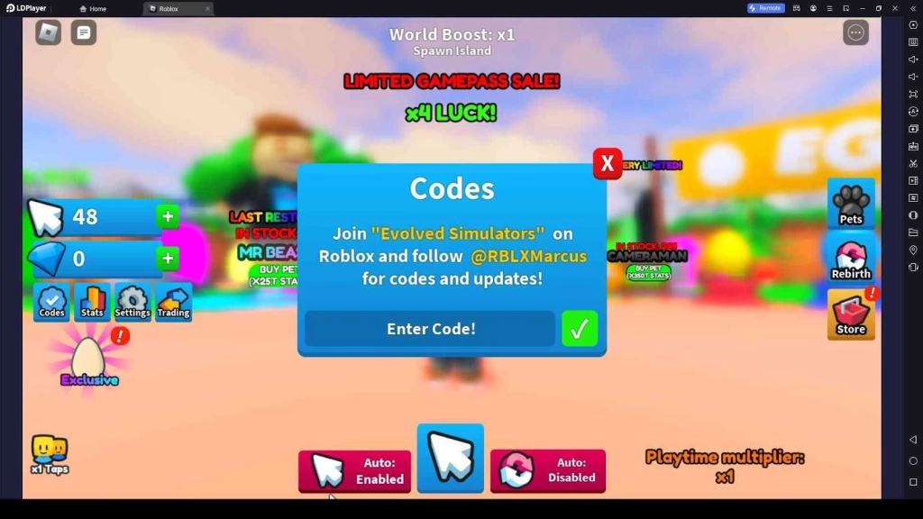Roblox Tapping Fantasy Codes: Hatch Your Collection - 2023 November