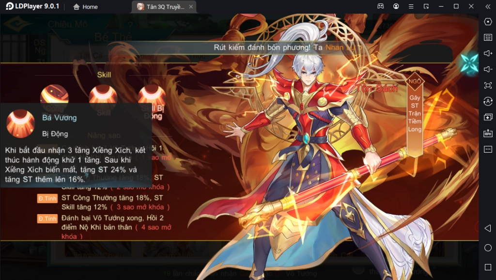 『HƯỚNG DẪN』Tân 3Q Truyền Kỳ: Top 8 Nhân Vật Mạnh Nhất Game