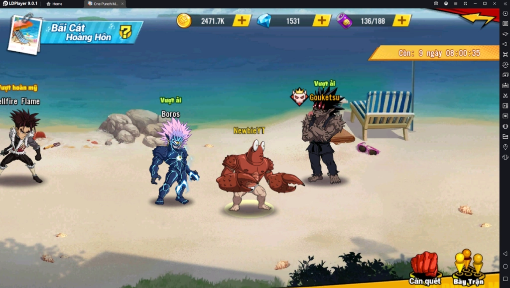 『HƯỚNG DẪN』One Punch Man The Strongest: Hướng Dẫn Sự Kiện Tiệc Bãi Biển Mừng Sinh Nhật Năm 2