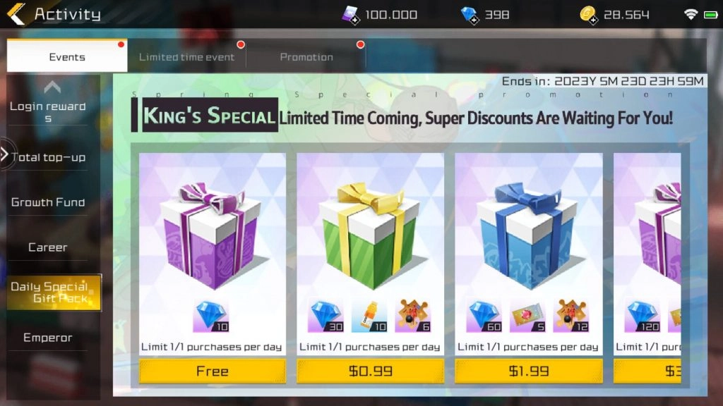 Patch Update ประจำวันที่ 10 พ.ค. – Limited Time Event