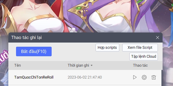 『HƯỚNG DẪN』Reroll Tam Quốc Chí Tôn tự động, nhanh và chuẩn nhiều tài khoản
