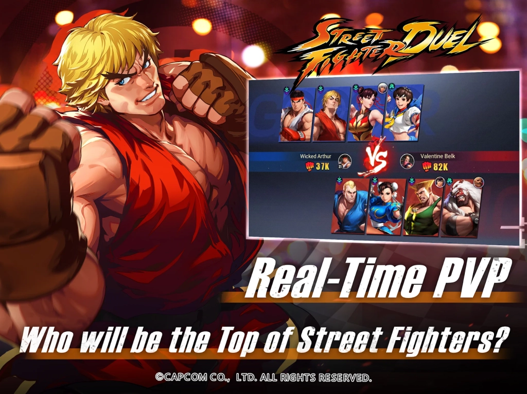 Entre na briga com STREET FIGHTER DUEL e como jogar diretamente do seu PC!