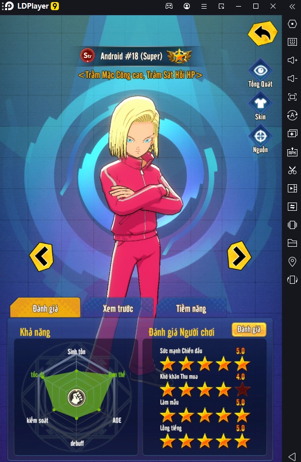 『HƯỚNG DẪN』Siêu Chiến Binh - Top Nhân Vật Quốc Dân (Str - Ki - Ski)&nbsp; & cách tải game trên PC