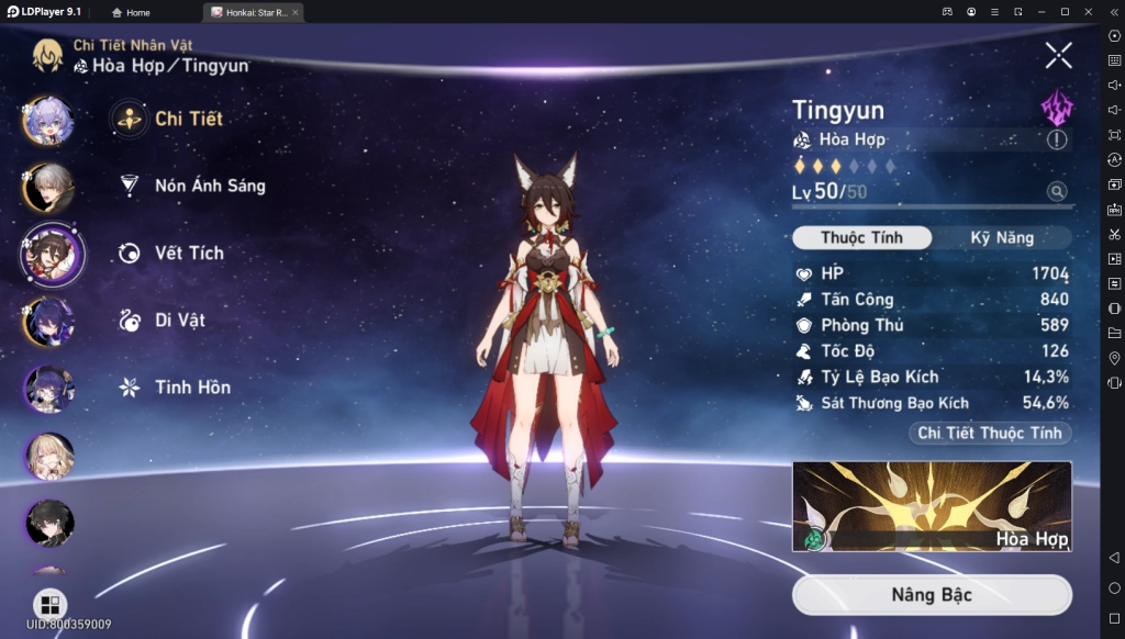 『HƯỚNG DẪN』Honkai: Star Rail: Hướng Dẫn Build Tingyun - Buff 4 Sao Khỏe Nhất