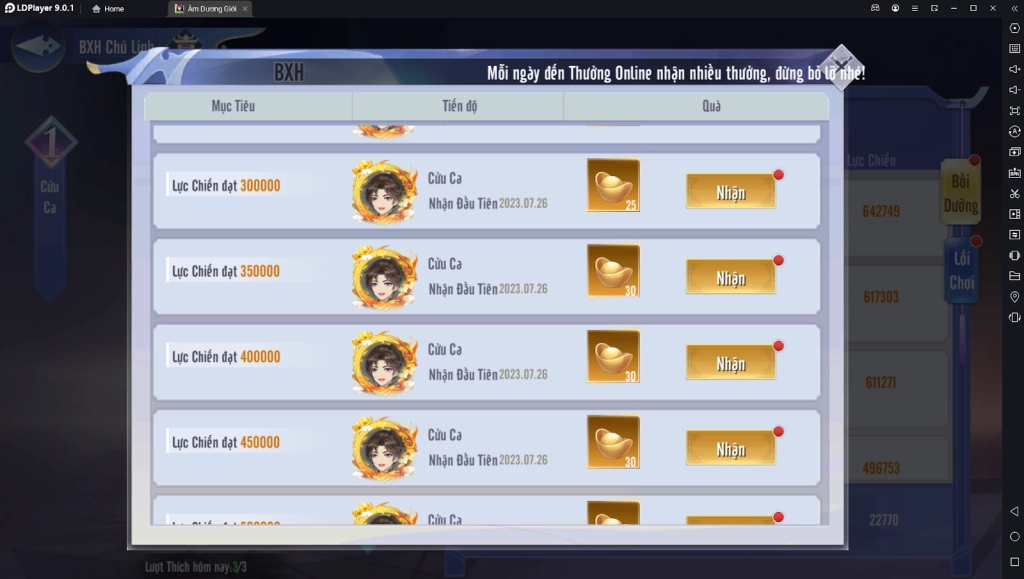 『HƯỚNG DẪN』Âm Dương Giới: Hướng Dẫn Kiếm Nhiều Kim Nguyên Bảo Đầu Game