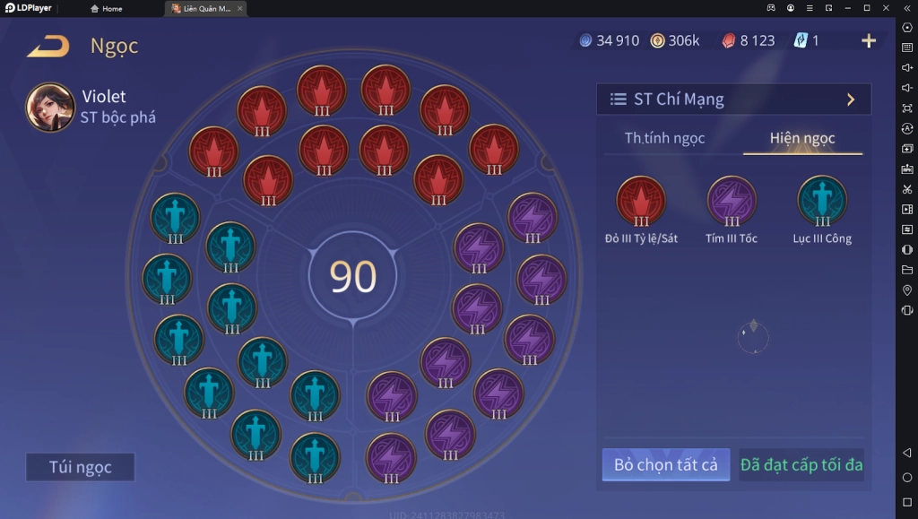 『HƯỚNG DẪN』LIÊN QUÂN MOBILE - XÂY DỰNG BẢNG NGỌC ĐA DỤNG