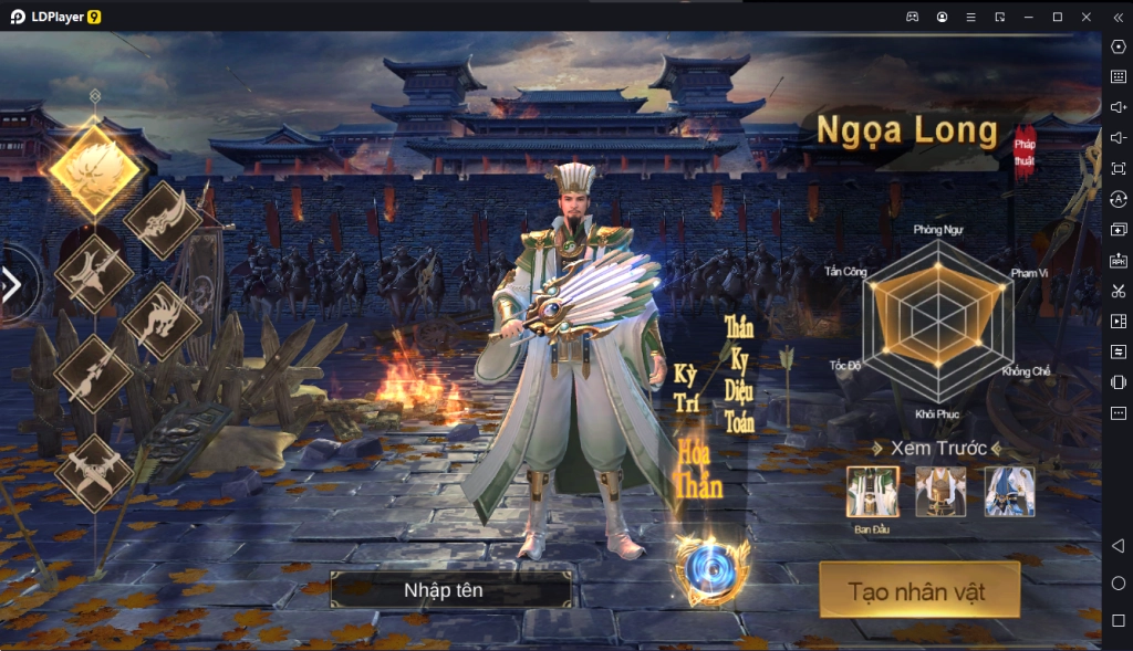 『HƯỚNG DẪN』Huyền Thoại Kiêu Hùng : Hướng dẫn Lựa chọn nhân vật & cách tải game trên PC