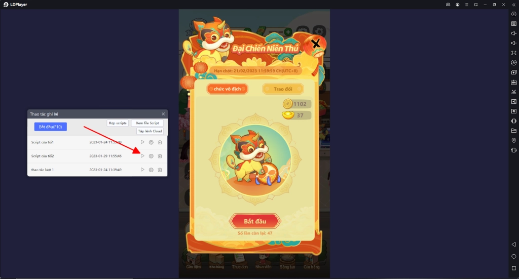 『HƯỚNG DẪN』Tiệm Lẩu Đường Hạnh Phúc: Tự Động Kiếm Xu Tết Qua Tính Năng Ghi Chép Thao Tác & cách tải game trên PC