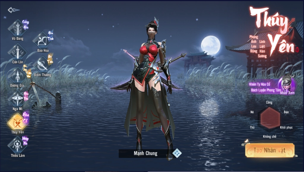 Tản mạn môn phái và hướng dẫn chọn phái trong Kiếm Hiệp 4.0