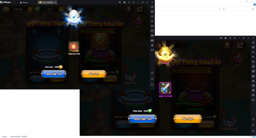 『HƯỚNG DẪN』Reroll pet nhanh và đơn giản trong Gun X với LDPlayer