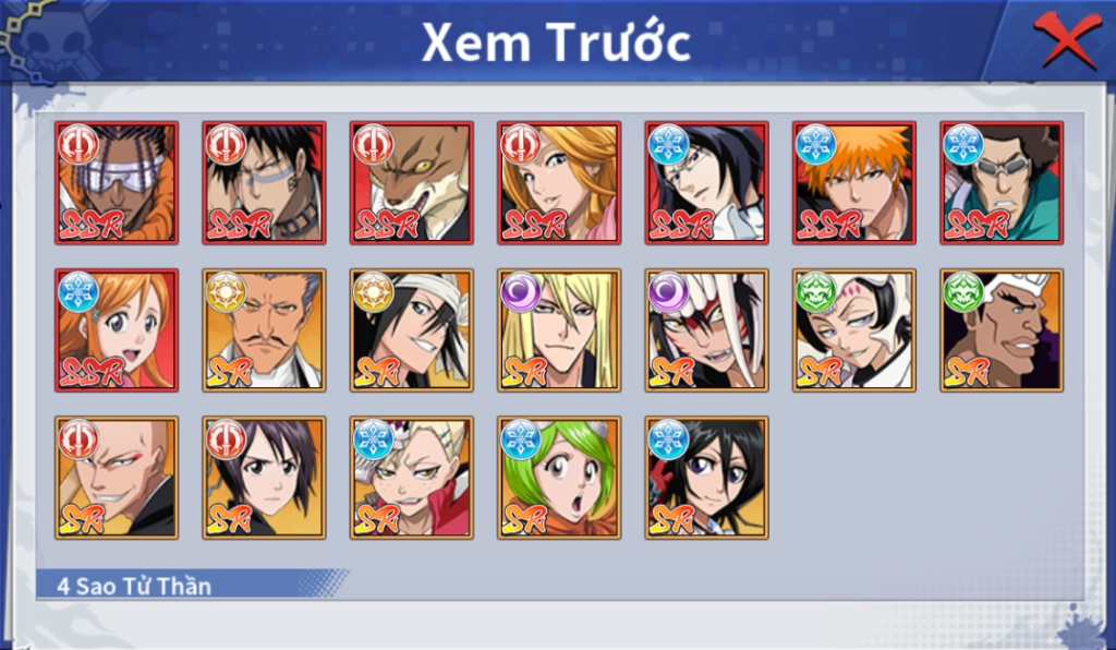 『HƯỚNG DẪN』Bleach Huyết Chiến: Hướng Dẫn Cách Chơi Hiệu Quả Giai Đoạn Đầu