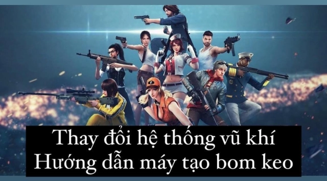 『HƯỚNG DẪN』Garena Free Fire - Ra Mắt Máy Tạo Bom Keo, Thay Đổi Hệ Thống Súng