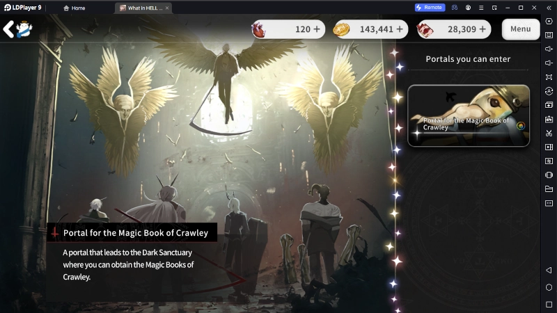 Portal for the Magic Book of Crawley