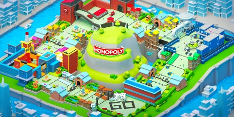 Reviva a diversão dos tabuleiros Monopoly no Stumble Guys!