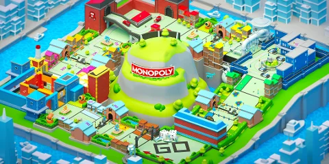 Reviva a diversão dos tabuleiros Monopoly no Stumble Guys!