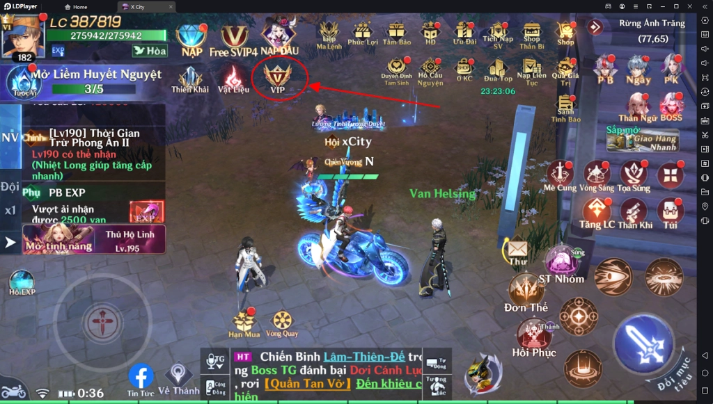 『HƯỚNG DẪN』X-City: Thành Phố Bất Ổn - Hướng dẫn Tăng cấp “Tước vị” - Tăng cấp “Vip” nhận nhiều “Đặc quyền” & cách tải game trên PC