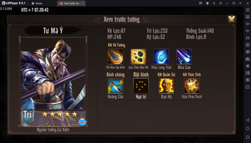 『HƯỚNG DẪN』TAM QUỐC ANH HÙNG TRUYỆN: Top 6 Tướng Mạnh Nhất Đầu Game