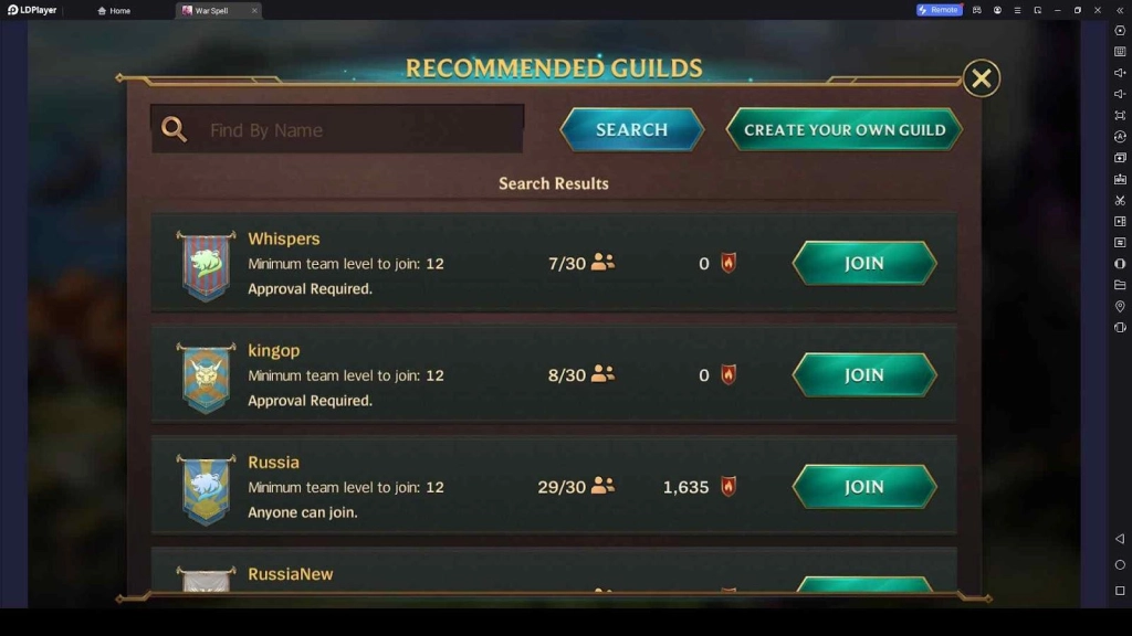 Guild Involvement and Community Engagement