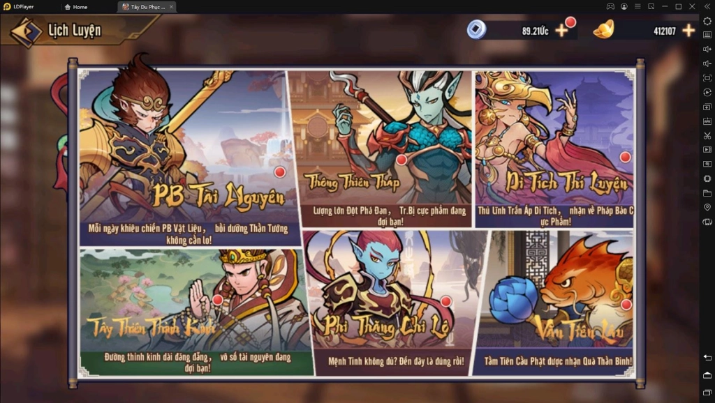 『HƯỚNG DẪN』Tây Du Phục Ma - Tính Năng Lịch Luyện & cách tải game trên PC