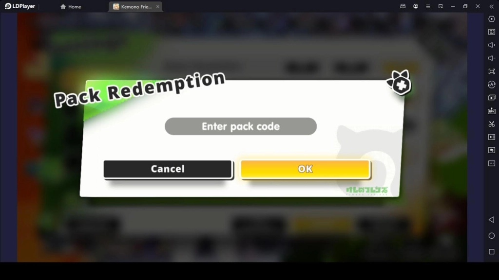 Redeeming Process for Kemono Friends: Kingdom Codes