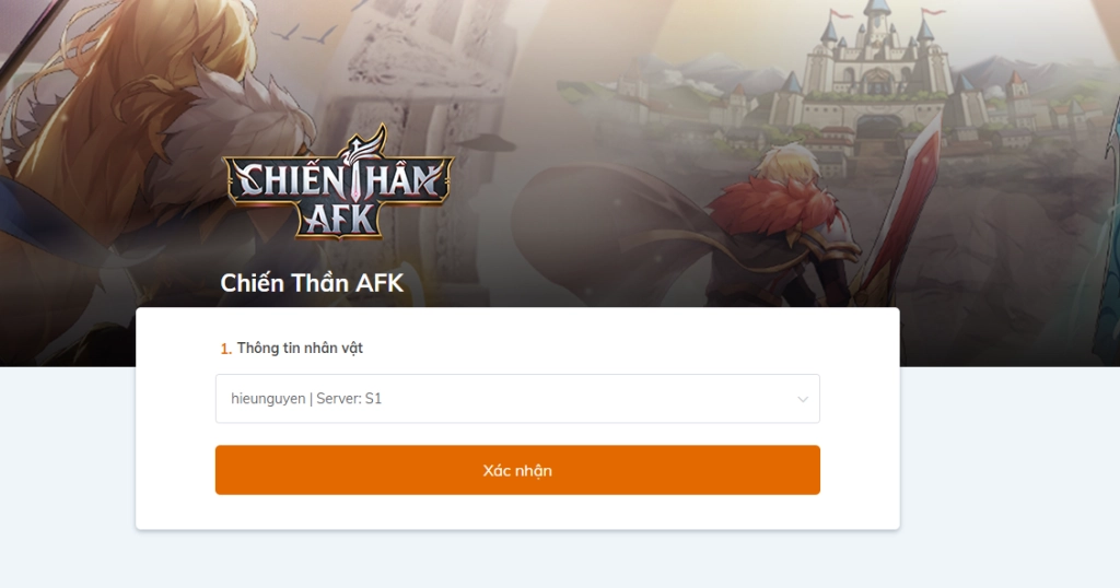 『GIFTCODE』Tổng Hợp GiftCode Chiến Thần AFK VNG và Hướng Dẫn Cách Nhập