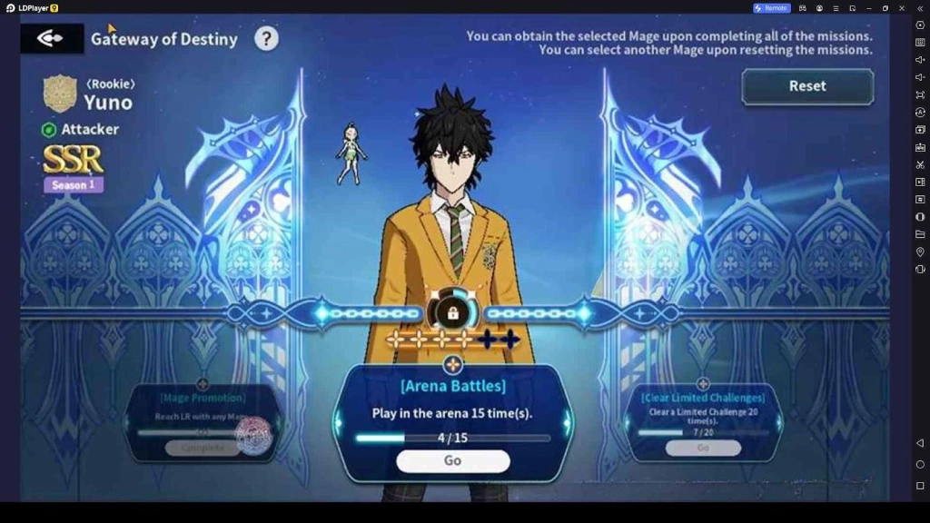 Gateway of Destiny for Seasonal Characters