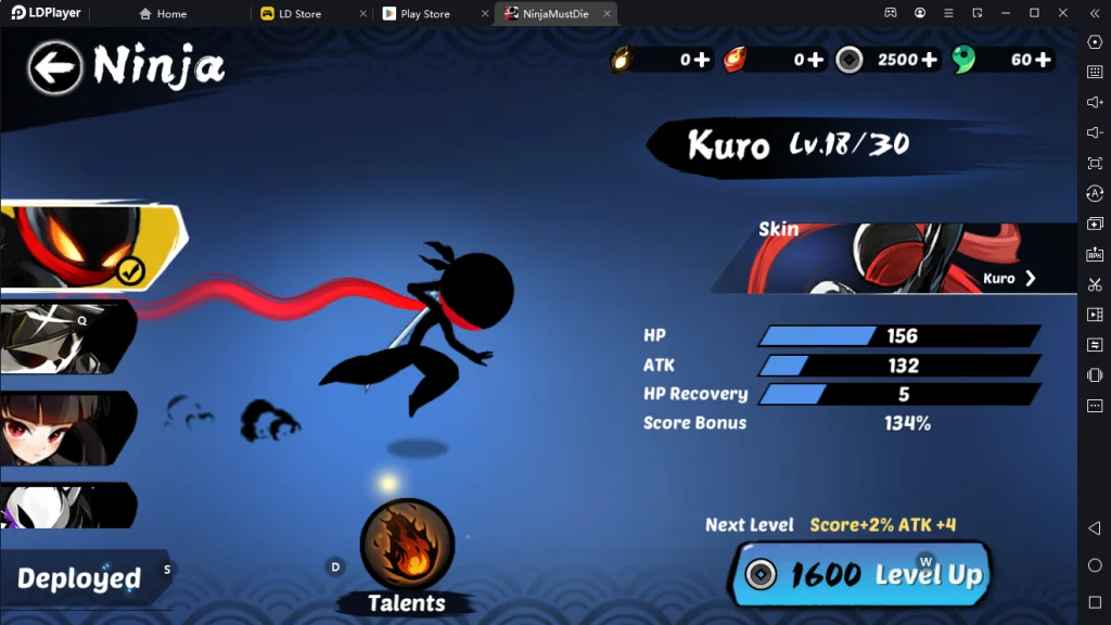 Ninja Must Die (Global) เกมแนว RPG เข้าร่วมสงครามแห่งนินจา