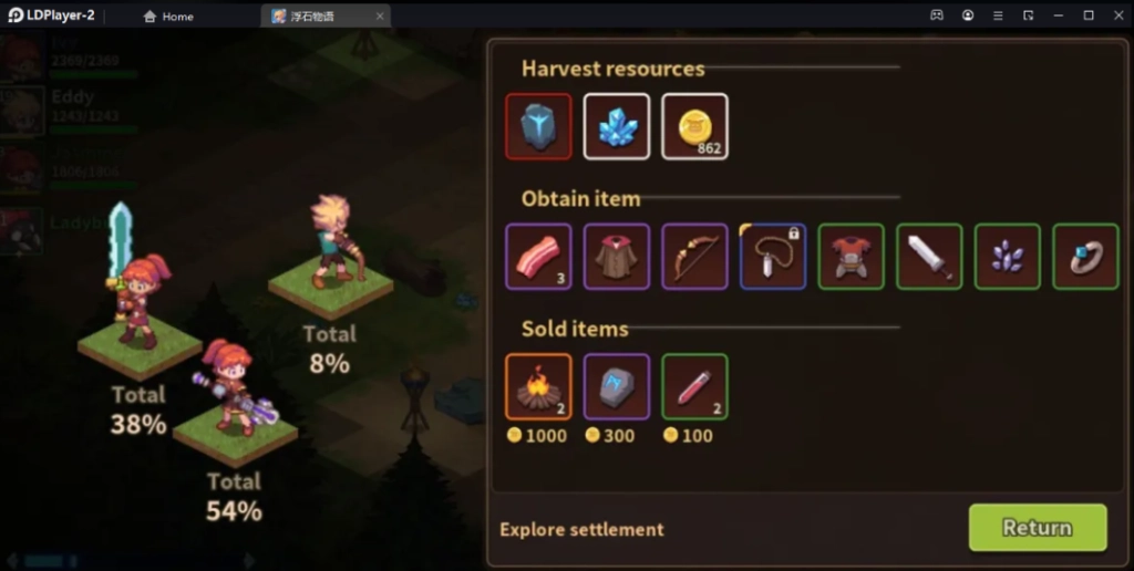 Levistone Story Asia แนว Pixel Roguelike Adventure จัดทีมออกผจญภัยและเทคนิค Reroll หาตัวละครเร็วขึ้น 4 เท่า บน LDPlayer9