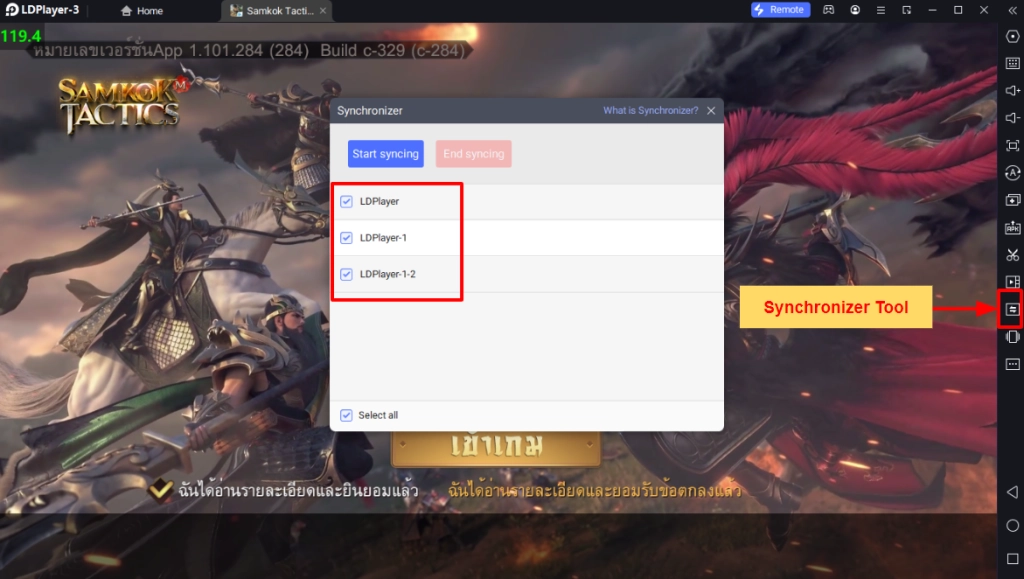 Samkok Tactics M (SEA) เกม 3D Tactical RPG เล่นแบบ 120 FPS แนะนำตัวที่ควรหา!! วิธี Reroll แบบโครตเร็วบน LDPlayer9