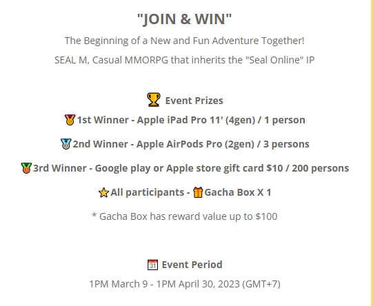 SEAL M ได้ยืนยันว่าเปิดอย่างเป็นทางการในวันที่ 11 พ.ค.นี้