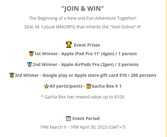 SEAL M ได้ยืนยันว่าเปิดอย่างเป็นทางการในวันที่ 11 พ.ค.นี้