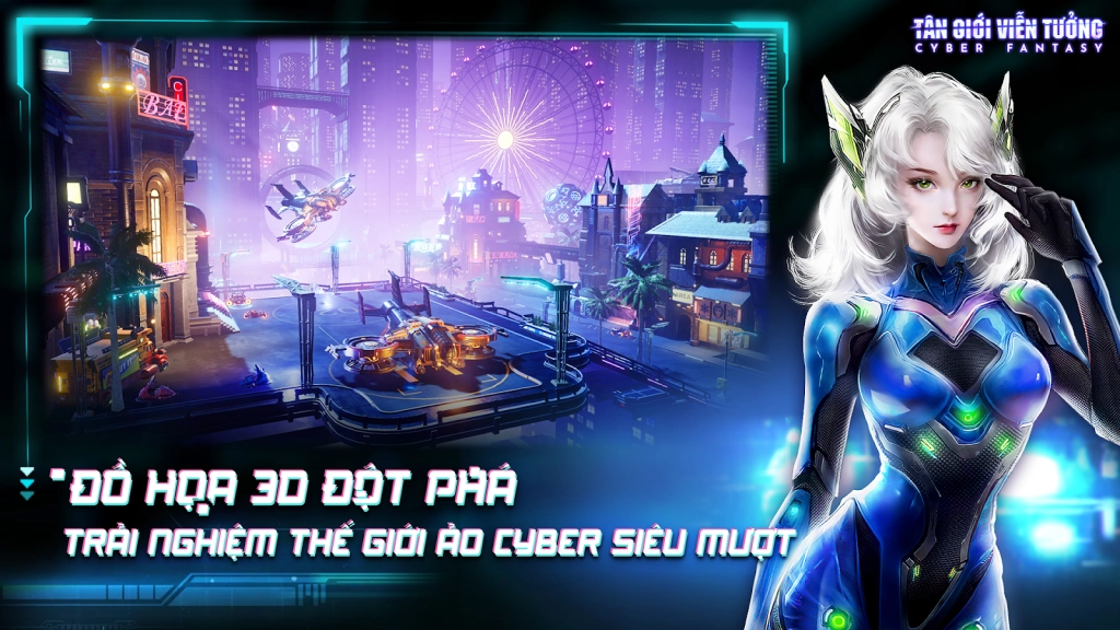 『GIFTCODE』Cyber Fantasy - Tân Giới Viễn Tưởng trải nghiệm tải trước và chuỗi sự kiện GIFTCODE