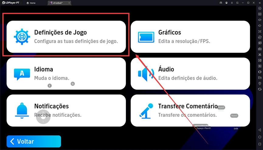 Como usar o LDPlayer para obter a melhor experiência do eFootball