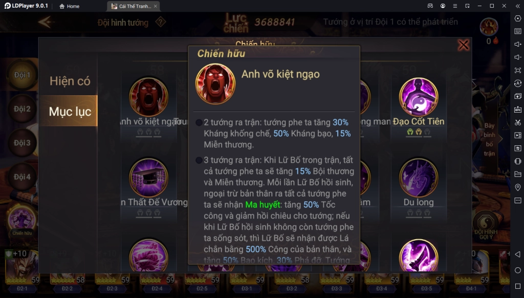 『HƯỚNG DẪN』Garena Cái Thế Tranh Hùng: Hướng Dẫn Build Bá Lược Tôn Sách Và Đội Hình Đề Nghị