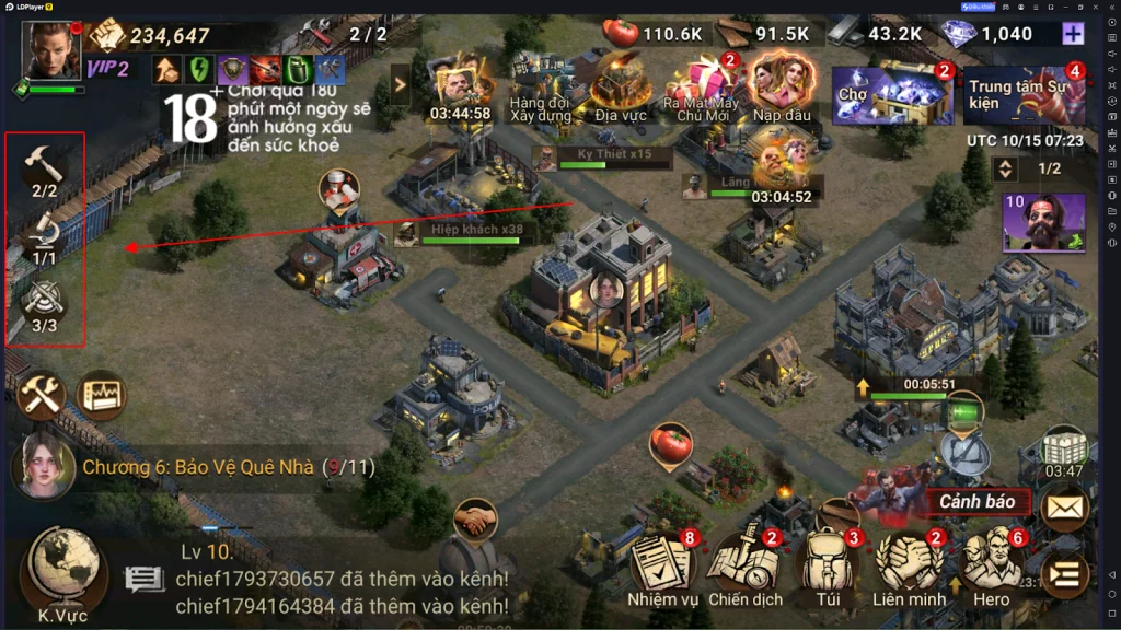 Hướng dẫn tân thủ phát triển nhanh trong Doomsday: Last Survivors
