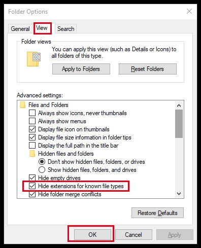 『HƯỚNG DẪN』Cách hiện đuôi file & Sửa định dạng file trên PC Windows
