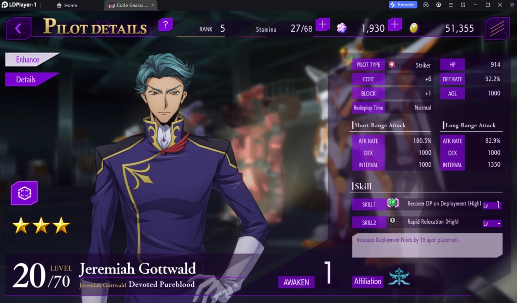 Code Geass: Lost Stories (SEA) แนะนำคนขับโครตละเอียดมือใหม่ควรรู้!! บน LDPlayer9