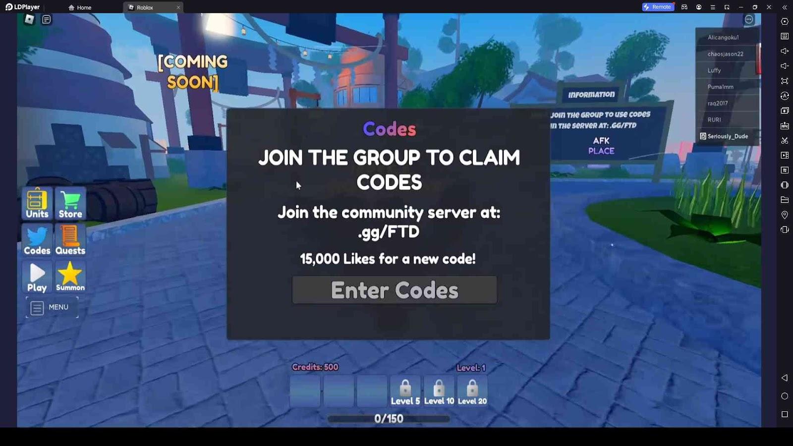 Slayers Unleashed Private Server Codes [2023]