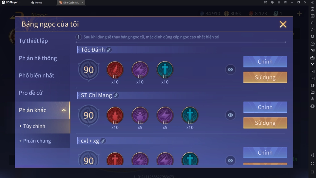 『HƯỚNG DẪN』LIÊN QUÂN MOBILE - XÂY DỰNG BẢNG NGỌC ĐA DỤNG