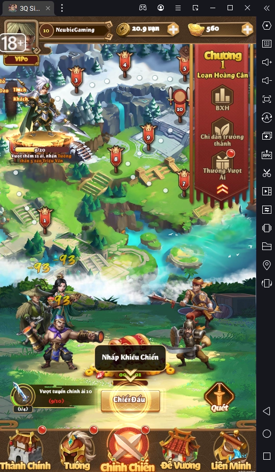 『HƯỚNG DẪN』3Q Siêu Lầy: Hướng Dẫn Cách Chơi Giai Đoạn Đầu Game