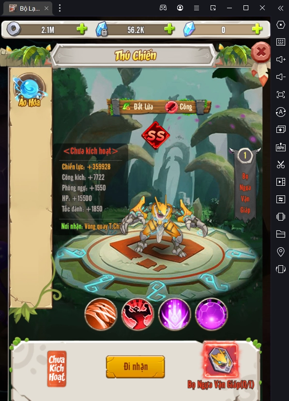 『HƯỚNG DẪN』Bộ Lạc Thần Thú: Top 8 Thần Thú Mạnh Nhất Game