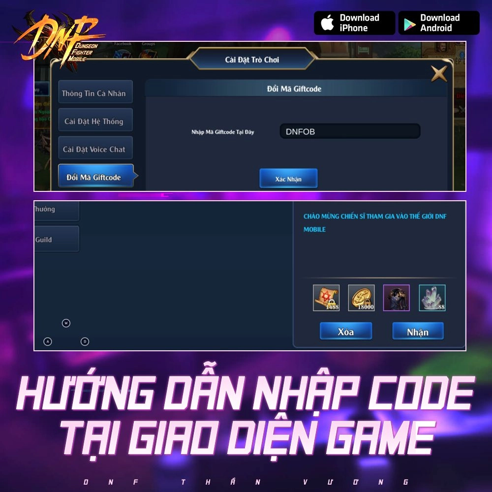 『GIFTCODE』Tổng hợp Gift Code DNF Thần Vương và hướng dẫn cách nhập